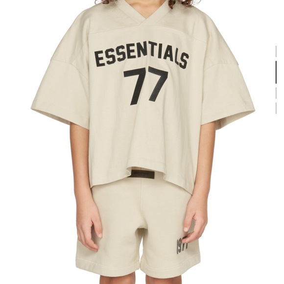 Essentials Other - Essential Beige Football T-shirt kids size L